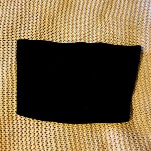 Simple black tube top